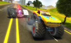 Police Chase Monster Car: City Cop Driver Escape - screenshot 3