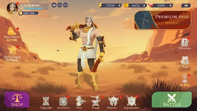 God Slayer RPG Roguelike - screenshot 5