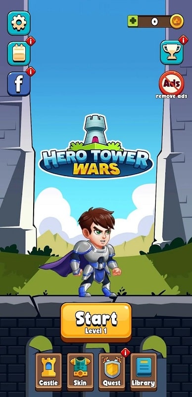 Hero Tower Wars APK - screenshot 1