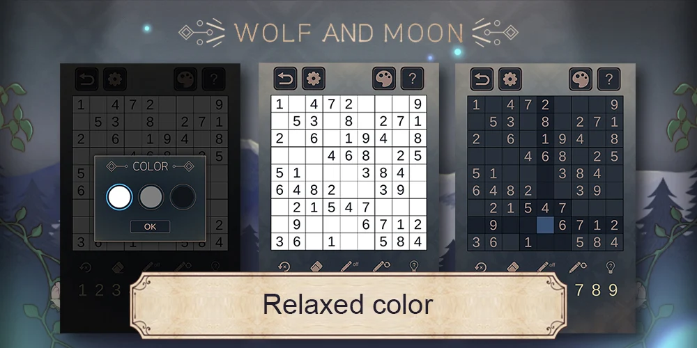 Wolf And Moon : Sudoku - screenshot 17