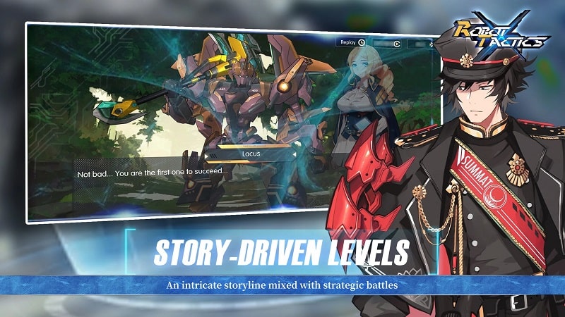 Robot Tactics X Strategy RPG APK - screenshot 2
