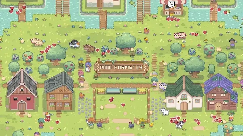 Mini Farmstay Pixel Farm - screenshot 1