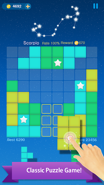 Block Puzzle Constellation - screenshot 1