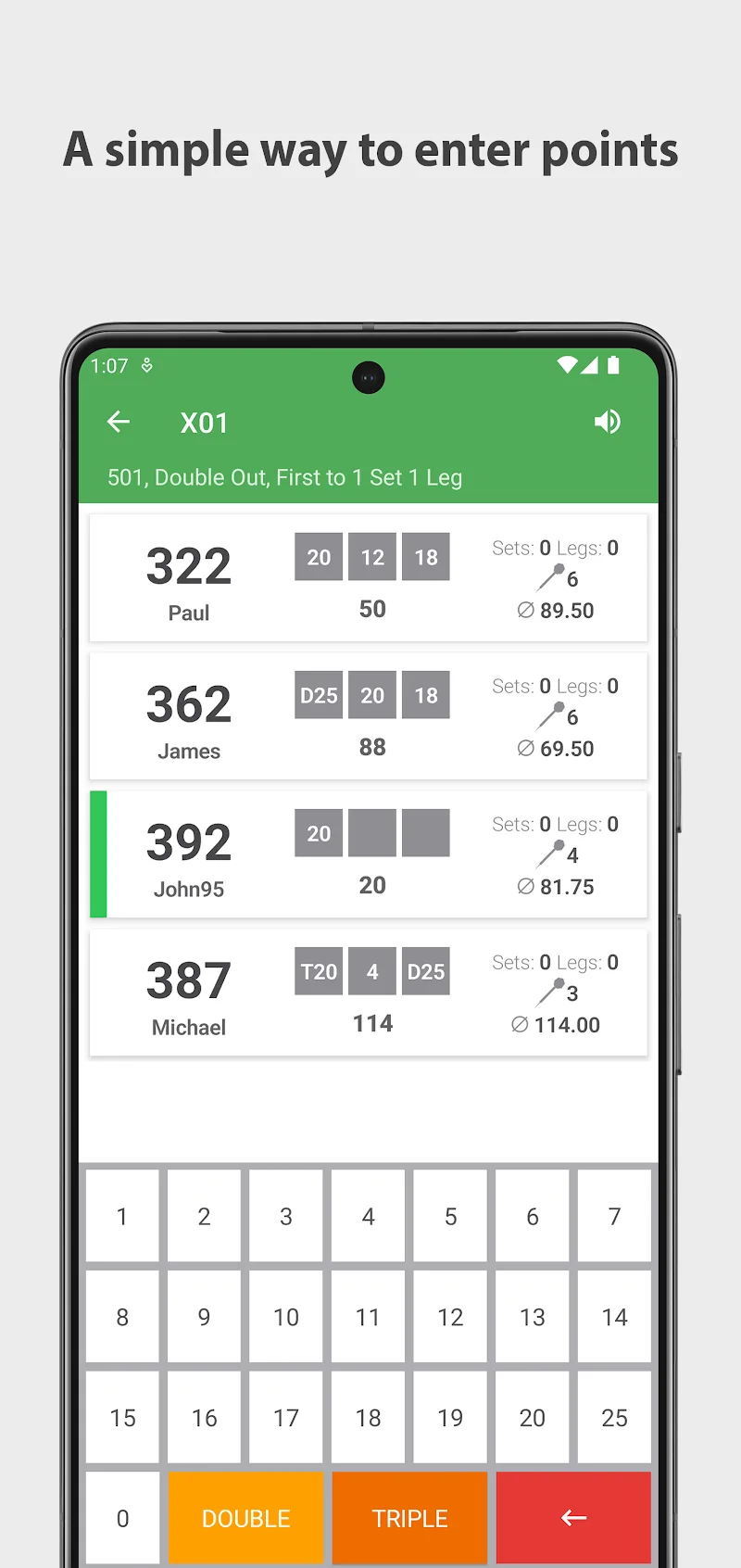 Darts Assistant - screenshot 1
