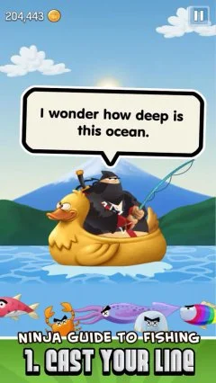 Ninja Fishing - screenshot 1