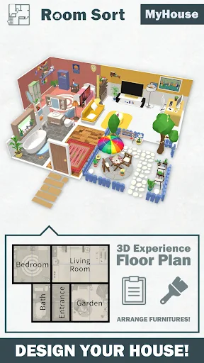 Room Sort - Floor Plan Game APK 0.41.0 for Android - screenshot 1