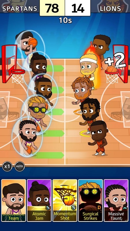 Idle Five Basketball - screenshot 1