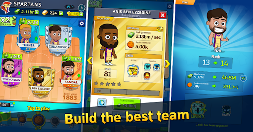 Idle Five Basketball - screenshot 2