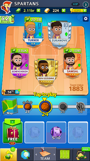 Idle Five Basketball - screenshot 3