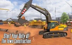 City Heavy Excavator: Construction Crane Pro 2018 - screenshot 2