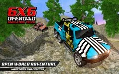 6x6 Spin Offroad Mud Runner Truck Drive Games 2018 - screenshot 1