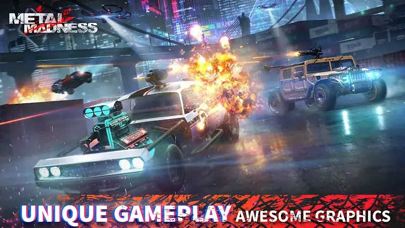 METAL MADNESS PvP Car Shooter - screenshot 2