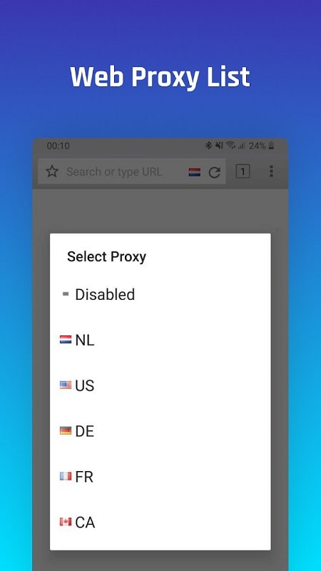 Unblock site VPN proxy browser - screenshot 3