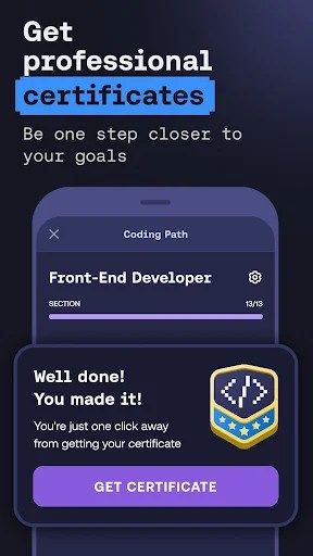 Mimo: Learn coding in JavaScript, Python and HTML - screenshot 2