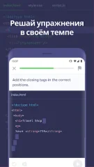 Mimo: Learn coding in JavaScript, Python and HTML - screenshot 2