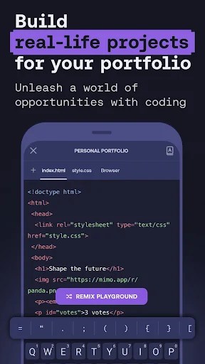 Mimo: Learn coding in JavaScript, Python and HTML - screenshot 4