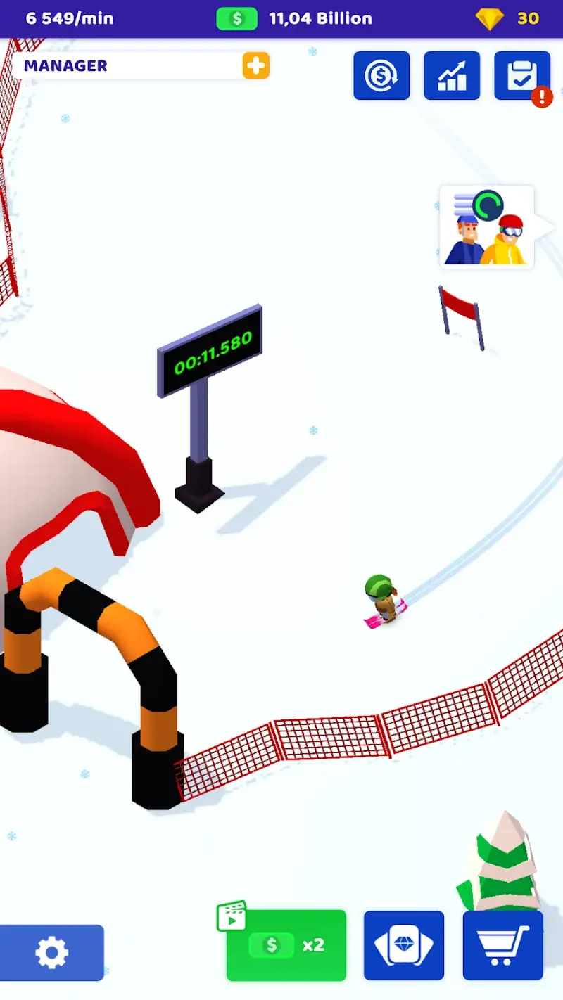 Ski Resort Idle Tycoon & Snow - screenshot 4