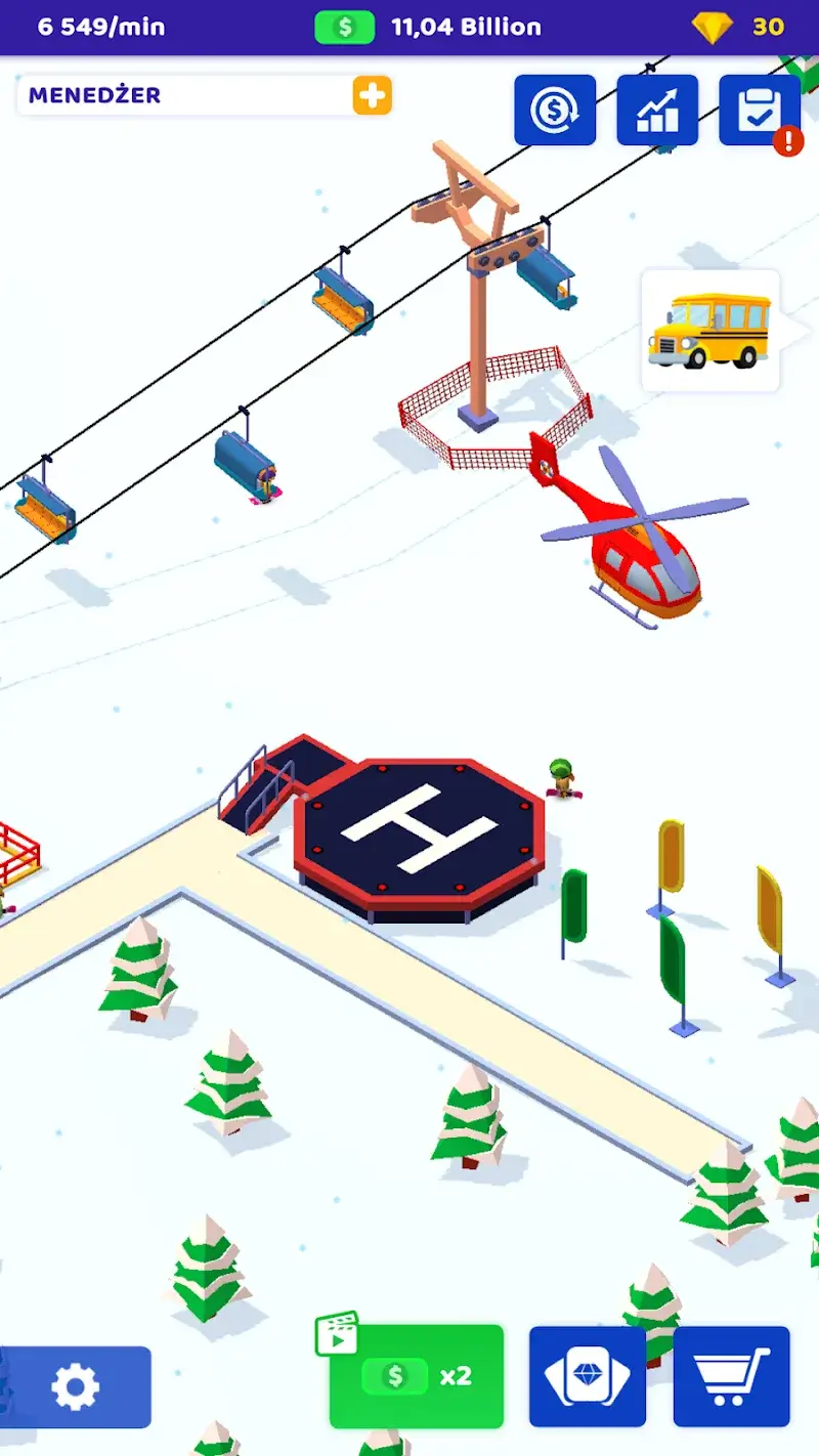 Ski Resort Idle Tycoon & Snow - screenshot 5
