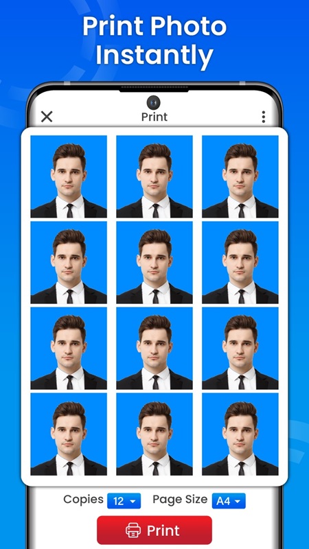 Passport Size Photo ID Maker APK - screenshot 1