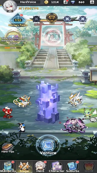 Girls Evo: Idle RPG - screenshot 1