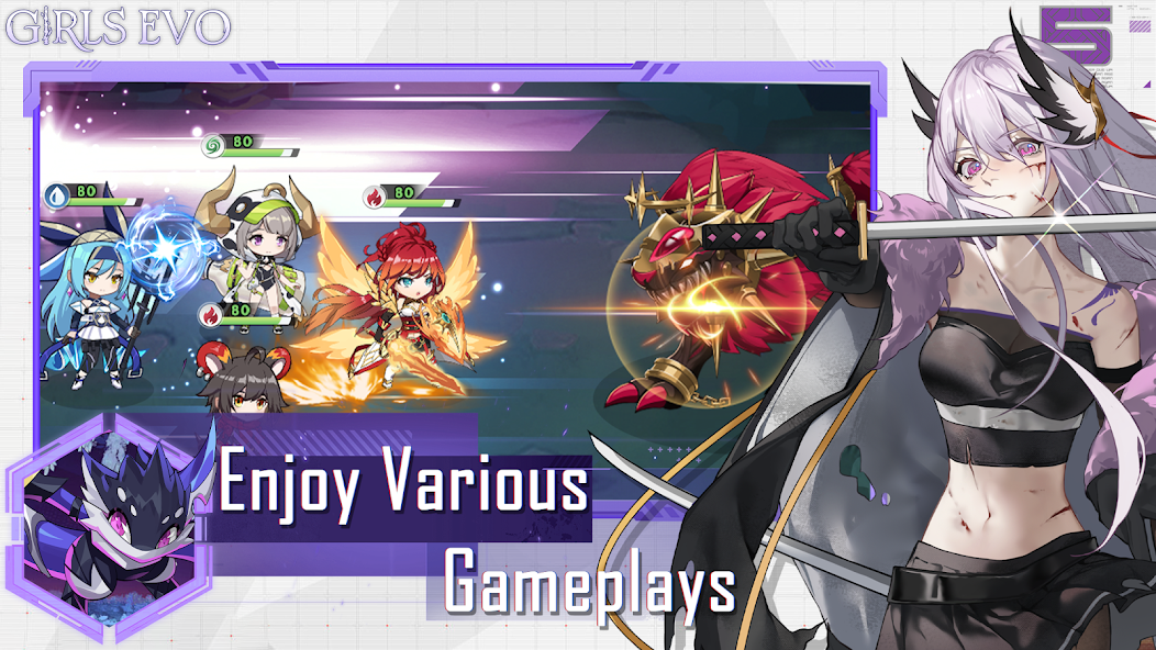 Girls Evo: Idle RPG - screenshot 10