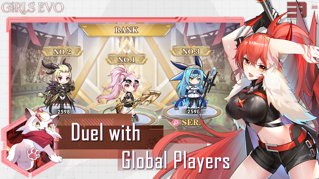 Girls Evo: Idle RPG - screenshot 8