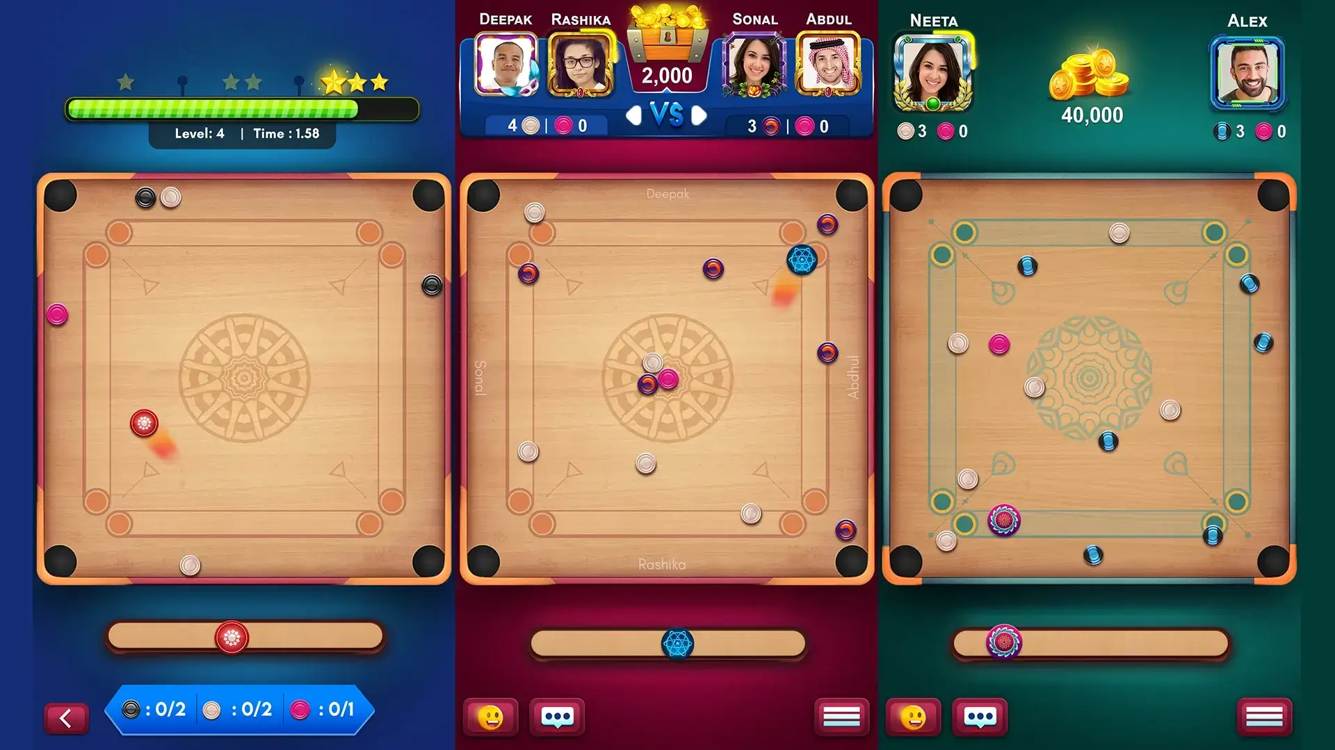 Carrom King - screenshot 2