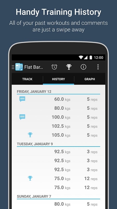 FitNotes - screenshot 1