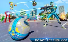 Snow Ball Robot Transform Hero Robot Crime City - screenshot 4