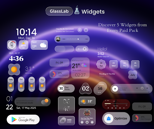 GlassLab Widgets - screenshot 1