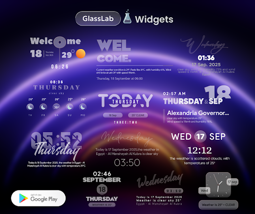 GlassLab Widgets - screenshot 2