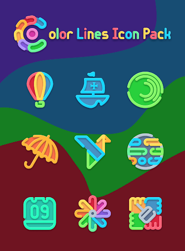 Color Line Vibrant Icon Pack - screenshot 1