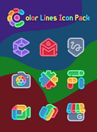 Color Line Vibrant Icon Pack - screenshot 2