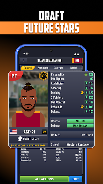 Ultimate Basketball General Manager - Sport Sim - screenshot 2