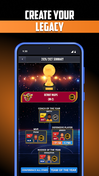 Ultimate Basketball General Manager - Sport Sim - screenshot 7