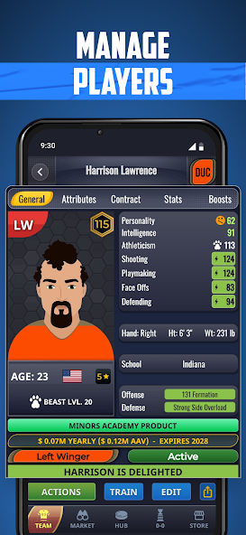 Ultimate Hockey GM - screenshot 1