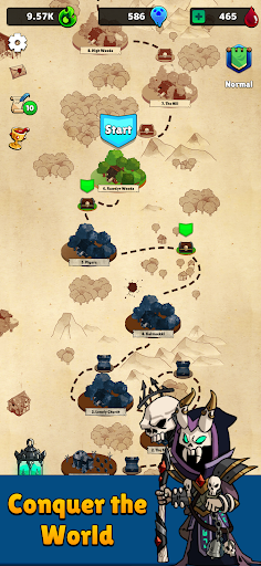 Idle Necromancer 4.3600 APK + MOD [MenuGodDMGMoney] - screenshot 3