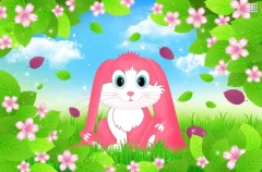 Cute Bunny live wallpaper - screenshot 1