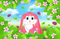 Cute Bunny live wallpaper - screenshot 2