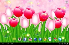 Flowers Tulips Live Wallpaper - screenshot 1