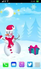 Funny Snowman LWP - screenshot 3