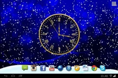 Winter Clock live wallpaper - screenshot 1