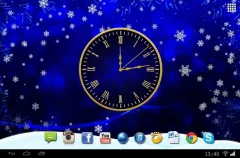 Winter Clock live wallpaper - screenshot 2