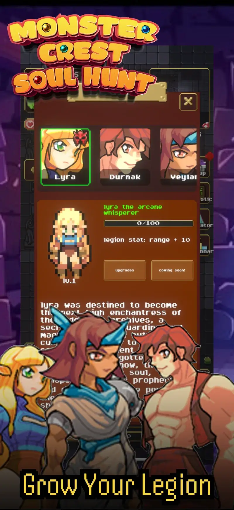 Monster Crest Idle RPG Hunt - screenshot 1