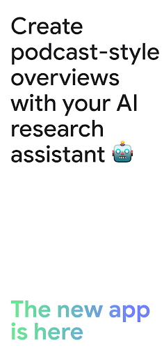 Google NotebookLM APK 2026.01.06.853388154 (Latest) for Android - screenshot 1