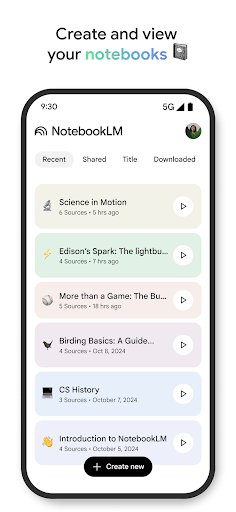 Google NotebookLM APK 2026.01.06.853388154 (Latest) for Android - screenshot 2