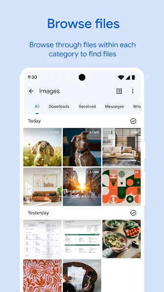 Files by Google: Clean up space on your phone - screenshot 2
