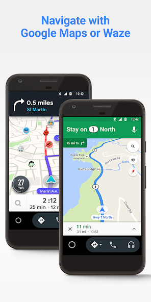 Android Auto – Google Maps, Media &amp; Messaging APK - screenshot 2