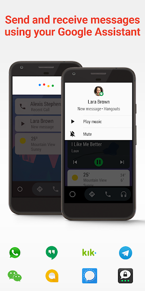 Android Auto – Google Maps, Media &amp; Messaging APK - screenshot 4