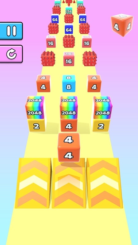 Jelly Run 2048 APK - screenshot 1